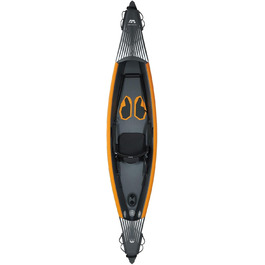 Надувний каяк Aqua Marina Tomahawk K-375 для 1 особи, 375x72x25,5 см, технологія Drop Stitch