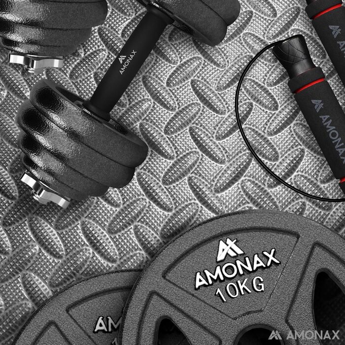 Amonax захисний килимок-пазл для фітнесу, піномат, мат для спортзалу, дитячий ігровий, для басейну та гаража, підлоговий килимок для тренажерів і дому
