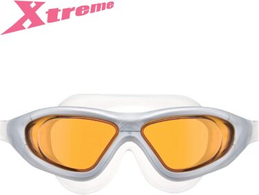 Окуляри для плавання Xtreme коричневі/сріблясті