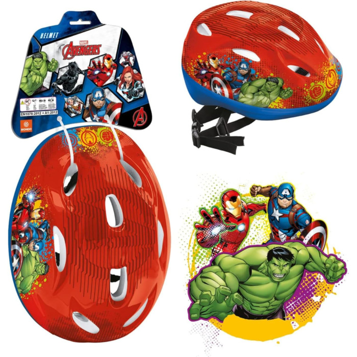 Дитячий велосипедний шолом Mondo Toys Avengers, розмір 18179