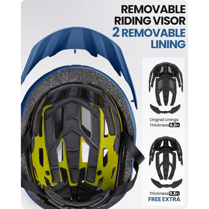 Велосипедний шолом OutdoorMaster MIPS з вентиляцією, змінними підкладками, для підлітків та дорослих, для гірського і шосейного велосипеда