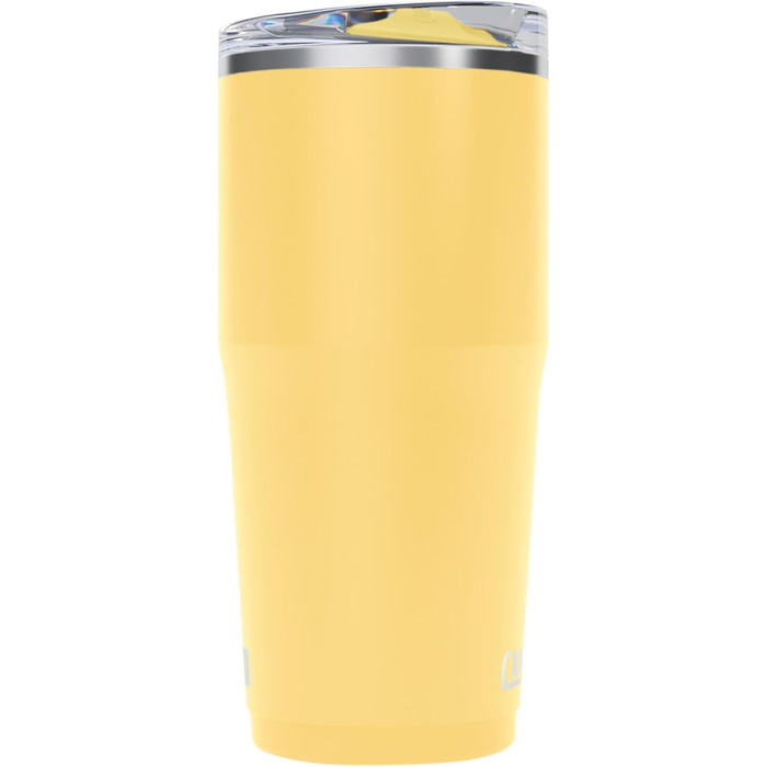 Термочашка CamelBak Thrive 590 мл, ізольована, герметична, нержавіюча сталь, для напоїв, жовта, сумісна з підсклянниками