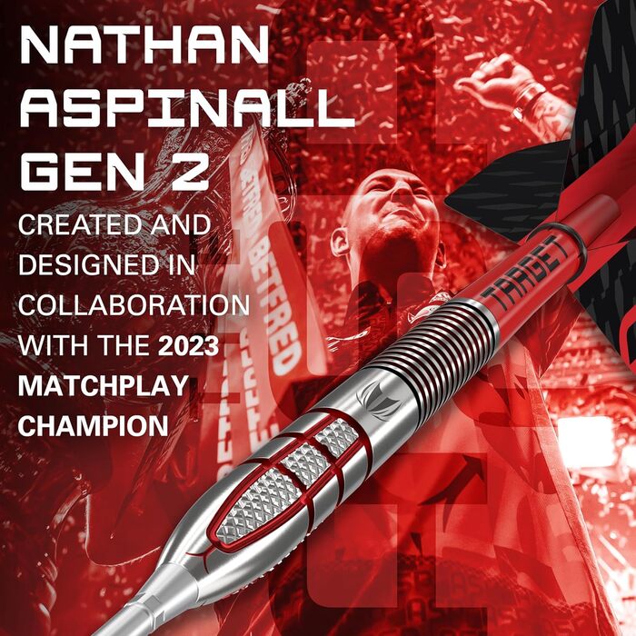 Дротики Nathan Aspinall Gen 2 95% вольфрам Swiss Point 24 г