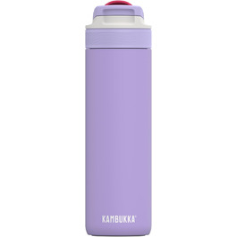 Термобутилка Kambukka Lagoon Digital Lavender 600 мл з нержавіючої сталі, ізольована, з трубочкою, герметична