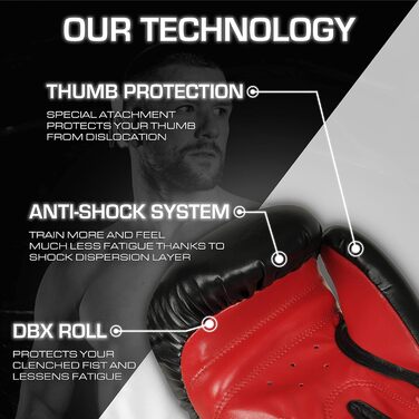 Боксерські рукавички DBX BUSHIDO SPORT ARB-407a для чоловіків, 8–16oz, для боксу і кікбоксингу
