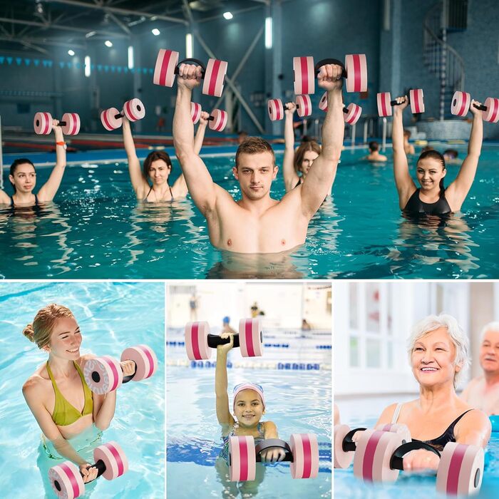 Sportneer Аква-гантелі EVA для аквафітнесу та водної гімнастики