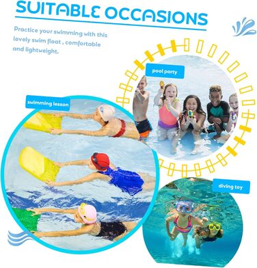 Дошка для плавання MUSISALY Floaties Ring 18x18см Blue