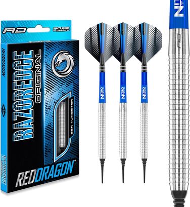 Бритва Edge Softip Darts Вольфрам Profi 18G з польотами, валами