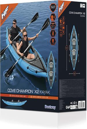 Набір байдарок Bestway Hydro-Force Cove Champion X2 331 x 88 x 45 см