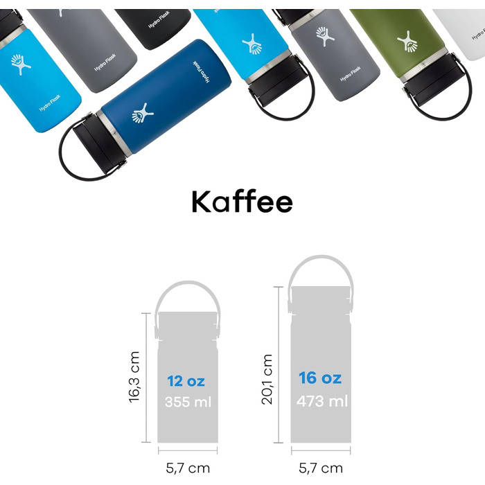 Термос-гуртка HYDRO FLASK 473 мл, ізольована сталева чашка для кави з кришкою Flex Sip, герметична, широка горловина, колір Sunflower