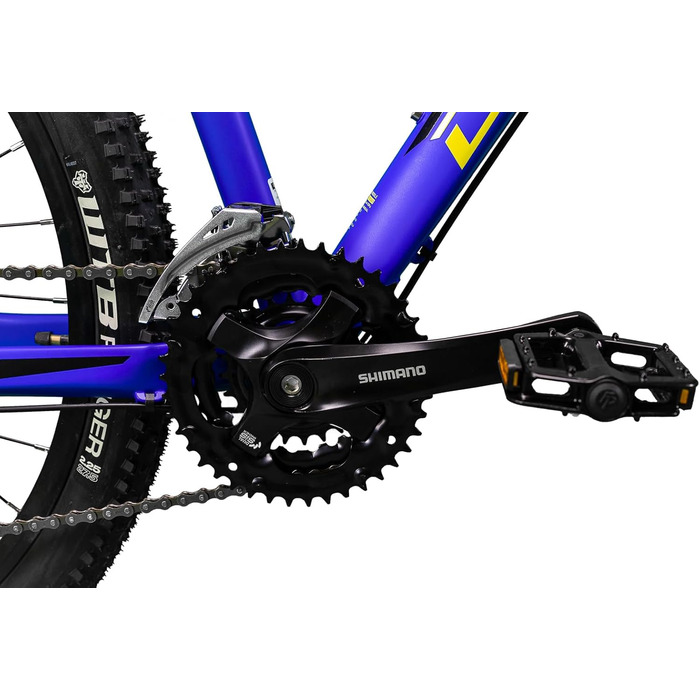 Гірський велосипед Devron RM1.7W, хардтейл алюміній, Shimano 3x8, 27.5 дюймів, дискове гальмо, універсальний гірський велосипед для авантюрних жінок Blue L