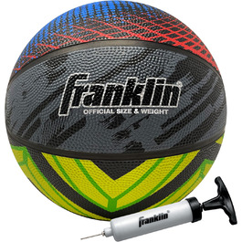 Гумовий баскетбольний м'яч Franklin Sports Grip-Rite 100