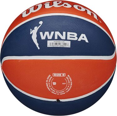 Баскетбольні м'ячі WILSON WNBA Team Tribute - офіційний продукт для жінок, розмір 15,2-72,4 см (Connecticut Sun)