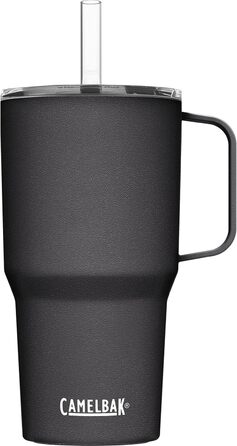 Термочашка Camelbak з трубочкою, 0,7 л, чорна, унісекс, універсальний розмір