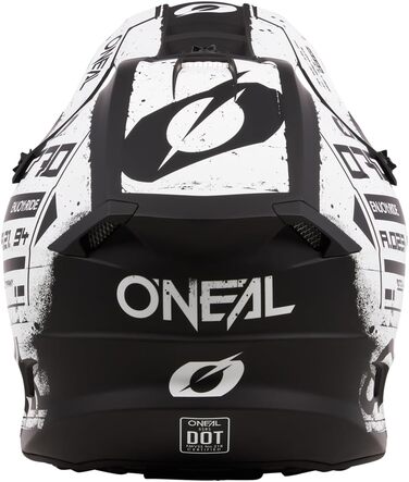 Мотокросовий шолом O'NEAL 5SRS SCARZ V.24 для дорослих, ендуро, поліакриліт, 2 оболонки, чорний/білий