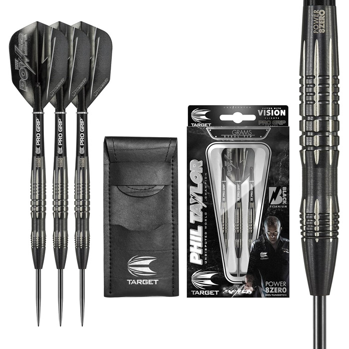 Дартс Target Phil Taylor Power 8-Zero 80% вольфрам 24G чорний"