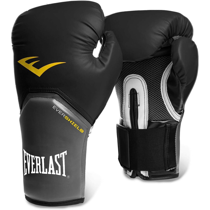 Рукавички Everlast унісекс Pro Style Elite 16 унцій чорні