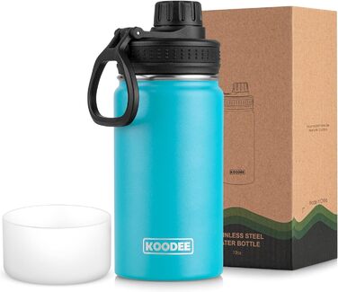 Термос пляшка 350 мл з нержавіючої сталі, вакуумна, BPA Free, для спорту, школи, фітнесу та активного відпочинку, герметична