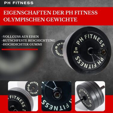 Пластини PH Fitness 2x2.5KG - 50 мм для силових тренувань