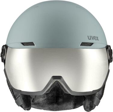 Шолом гірськолижний uvex Wanted Visor - Navy/Glacier/Rhino matt 58-62 см