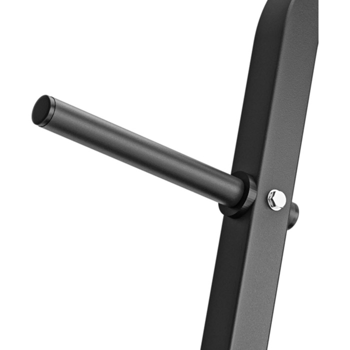 Стелаж для зберігання дисків, гантелей і штанг Marbo Sport MH-S007 2.0, чорний, вантажопідйомність 300 кг