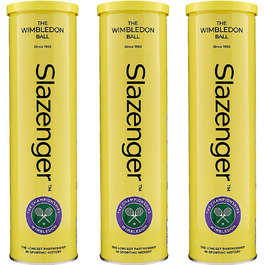 Тенісні м'ячі Slazenger WIMBLEDON 12 м'ячів (3 x 4) з металевої жерсті