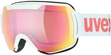 Гірськолижні окуляри Uvex Unisex Downhill 2000 Cv () (одного розміру, білий/рожево-помаранчевий)