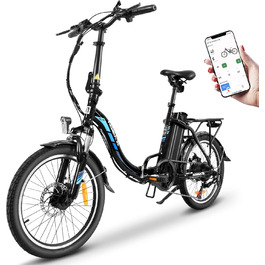 Електровелосипед  KAISDA 20 E-Bike 250 Вт, 36 В 13 Ач, до 100 км, 7 швидкостей