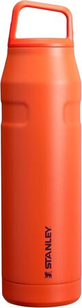 Термобутилка Stanley IceFlow 1 л з кришкою та ручкою, ізольована, з широким горлом, з нержавіючої сталі, BPA-free, для подорожей та спорту, Tigerlily Plum