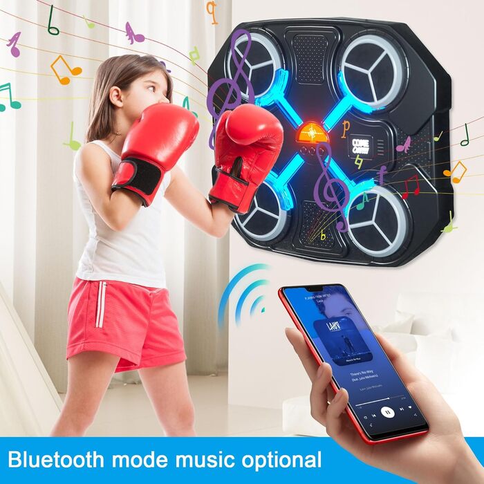 Боксерський тренажер , Bluetooth-бокс, Smart Boxing, настінний"