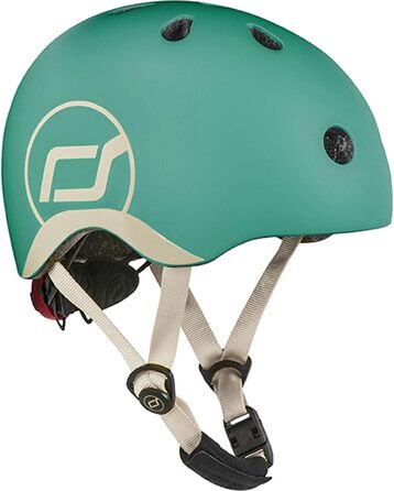 Дитячий шолом Scoot and Ride з LED-ліхтарем, матове покриття, розмір XXS, регульовані ремені, флісова підкладка
