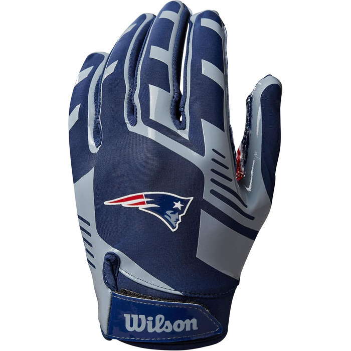 Рукавички Wilson NFL TEAM SUPER GRIP, один розмір, силікон/лайкра