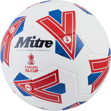 Футбольний м’яч Mitre Training FA Cup, високоефективний, довговічний тренувальний м’яч