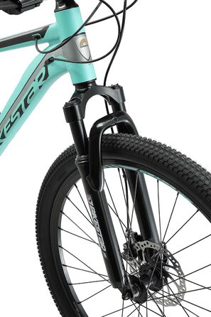 Алюмінієвий гірський велосипед BIKESTAR Hardtail Shimano 21 швидкісна передача, дискове гальмо 26 дюймові шини 13-дюймова 16-дюймова рама Alu MTB ПРОБНА ВЕРСІЯ БЕЗ РИЗИКУ 16 Рама (16 рама, м'ята)