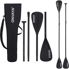 Весло ONVAYA 2-в-1 SUP/Kayak, 3 частини, гнучке адаптування