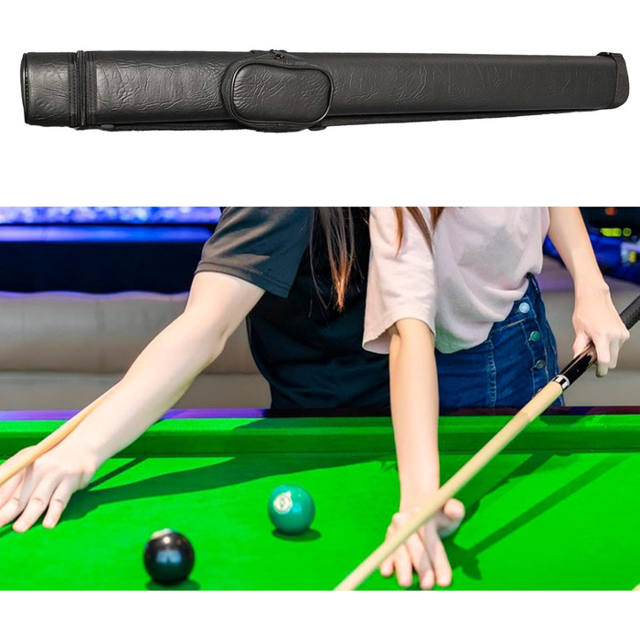 Сумка для більярду Dickly Pool Cue Bag 4 отвори Футляр для зберігання більярду Легкий захисний тримач Сумка з PU шкіри (2 отвори трикутні)