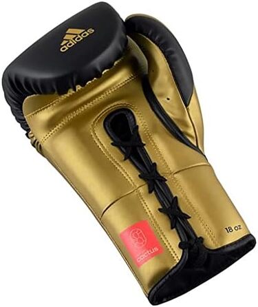 Боксерські рукавички adidas Tilt 350 Pro з шнурівкою, унісекс, веганська шкіра, для боксу, кікбоксингу, MMA, з новою технологією нахилу