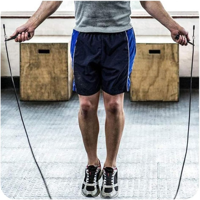 Скакалка Blor Jump Rope Pro алюмінієва, сталева, нейлонова, з ергономічними неслизькими ручками, для схуднення, боксу, кросстренінгу, з чохлом