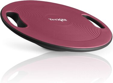 З ручкою та нековзною поверхнею Wobble Board Balance Board Ø 40 см - Ø 41 см, більш барвистий для вашої стабільності та тренування всього тіла (Sugar Plum - Стандарт 40 см, пластикова дошка для погойдування), 4All Balance Board inc, Wobble Board Sport