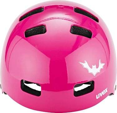 Дитячий велосипедний шолом Uvex Kid 3, рожевий (Scary Pink), 51-55 см
