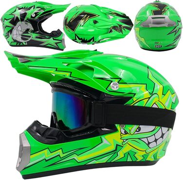 Дитячий мотокросовий шолом Fullface для MTB, чоловічий та жіночий інтегральний шолом для мотоциклів, Downhill, Enduro, ATV, крос- та оффроуд шолом