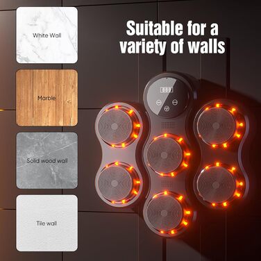 Музичний бокс-багаторежимний тренажер з LED, Bluetooth, 9 швидкостей, 5 рівнів гучності, для дорослих і дітей