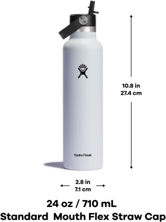Термобутилка Hydro Flask 680 мл з трубочкою Standard-Flex, Moonshadow