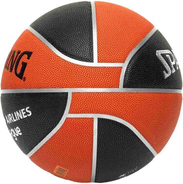 Баскетбольні м'ячі Spalding 77101Z чорний/помаранчевий р.7