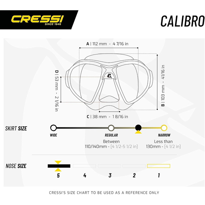 Набір трубок Cressi для дорослих Calibro & Corsica Green один розмір одномісний