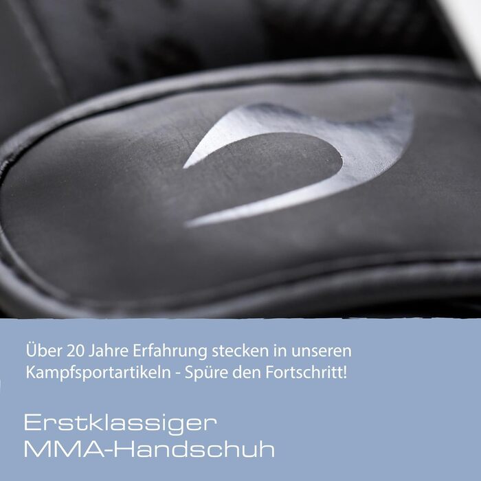 Рукавички для ММА Ju-Sports Assassin чорні, карбон, PU – захист для спарингів, з посиленим захистом великого пальця та кисті, універсальні для тренувань