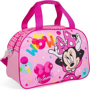 Сумка спортивна PERLETTI Minnie Mouse рожева, водонепроникна 42x28x21 см