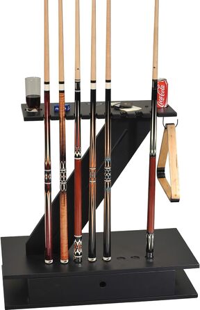 Стійка для більярдних київ Buffalo Queue Stand Z, на 8 київ, чорна