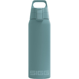 Термос SIGG Shield Therm One, 0,75 л, сіро-синій, без бісфенолу А, герметичний