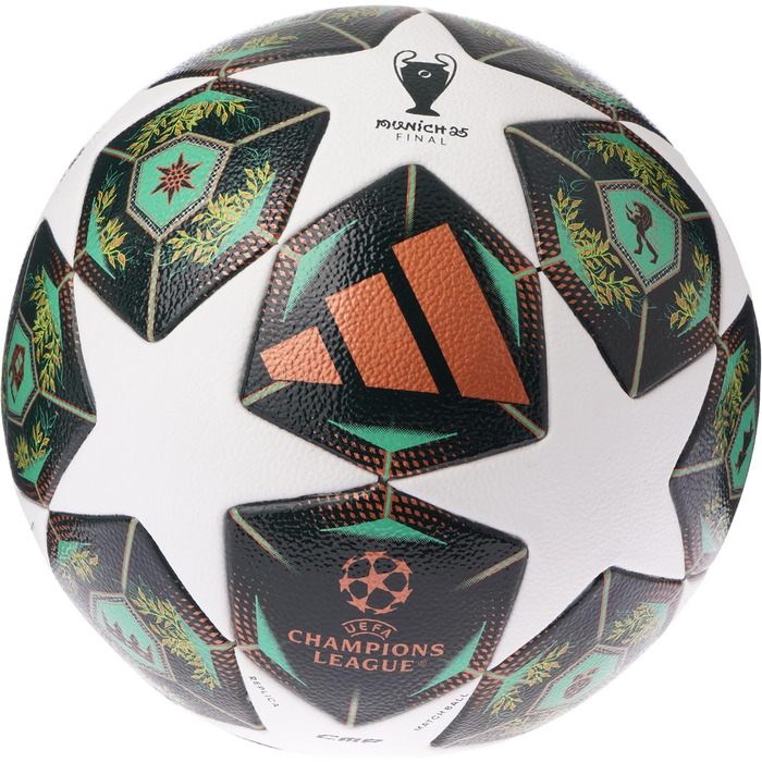 Футбольний м'яч Adidas UEFA Champions League Competition FIFA Quality Pro, зелений, розмір 5, унісекс